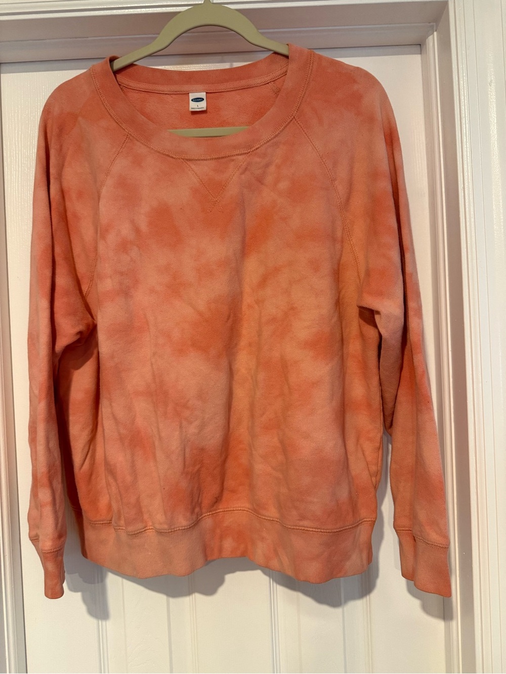 Old Navy Coral Crewneck Sweatshirt size Large